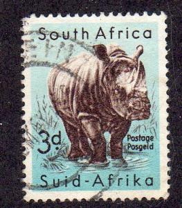 South Africa 204 - Used - White Rhinoceros (1)