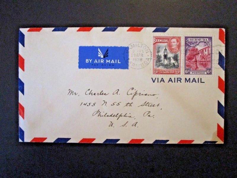 Bermuda 1938 Cover to USA - Z5090 