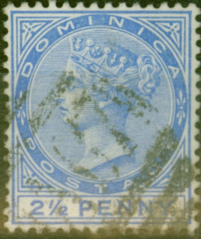 Dominica 1888 2 1/2d Ultramarine SG23 Fine Used