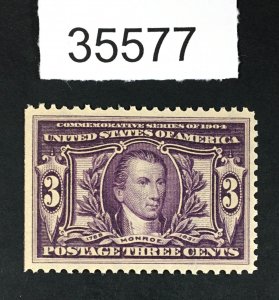 US STAMPS # 325 MINT OG NH LOT #35577