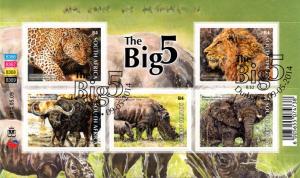 South Africa - 2014 Big Five B4 Sheet Used