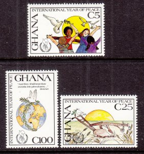 Ghana 1021-1023 MNH VF