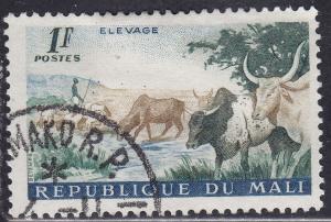Mali 17 CTO 1961 Herding Cattle