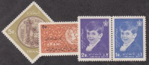 Iran - 1966 - Sc 1407-08,1410a - NH - Complete set + 2