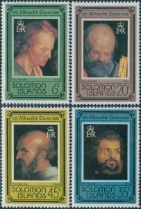 Solomon Islands 1978 SG364-367 Durer Paintings set MNH