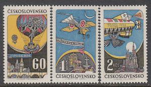 Czechoslovakia  #C72-C74  MNH