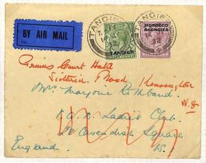 MOROCCO AGENCIES KGV *Tangier-Cherifien* Airmail 1932 London Album Page AG131