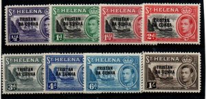 Tristan da Cunha 1-7, 9 Mint never hinged