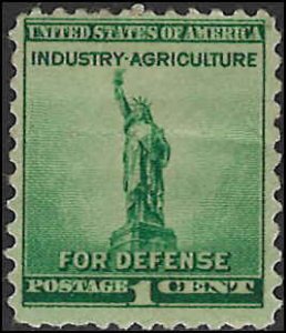 Scott# 899  1940 1c brt bl grn  Statue of Liberty   Mint Never Hinged - Very ...