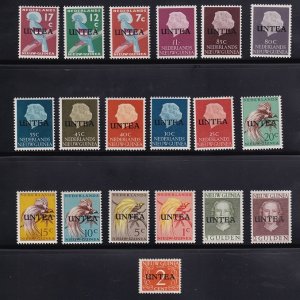 Netherlands New Guinea United Nations  #1-19 UNTEA MNH 1962 temporary authority