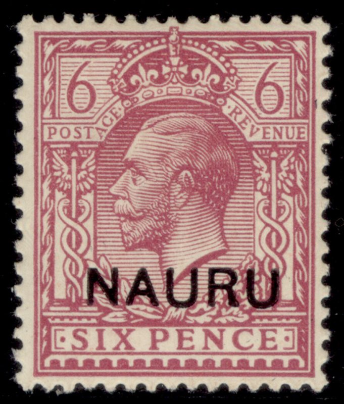 NAURU GV SG10, 6d purple, M MINT. 