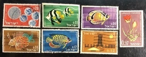 Israel Scott# 204...240 Lot of 27 VF Used/Unused  Cat. $6.10