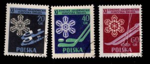 Poland Scott 724-726 Used set