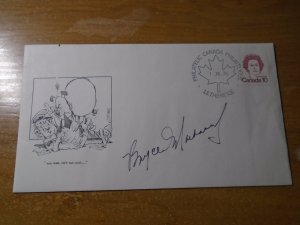 Canada #  593A  FDC  signed by Bryce Mackasey  Postmaster General