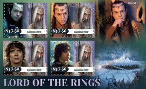 Stamps. Cinema. The Lord of the Rings 2023 year 1+1 sheets perforated MNH**