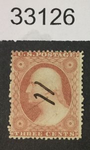 US STAMPS  #26 USED LOT #33126