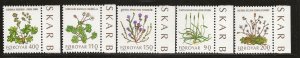 FAROE  # SC 48 - 52   MNH