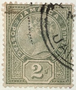 AlexStamps JAMAICA #25 FVF Used