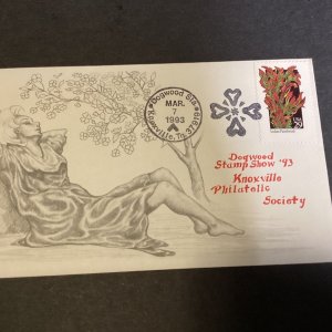 Dogwood Stamp Show-1993 Knoxville Philatelic Society Cover-US