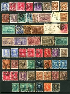 #219 / #276 1890-1895 1c-$1.00 Small Bank Note Issues, Columbians, Mint & Used