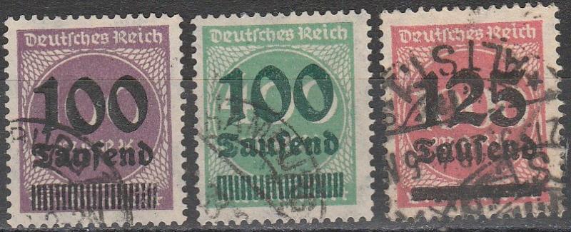 Germany #253-5  F-VF Used CV $5.65 (A16677)