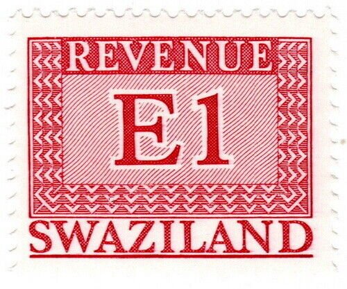 (I.B) Swaziland Revenue : Duty Stamp E1