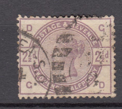 J27512 1883-4 great britain used #101 queen