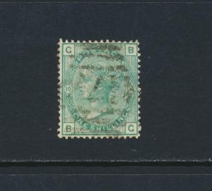 GB 1874 SG#150, 1sh PL#10, VF USED (SEE BELOW)