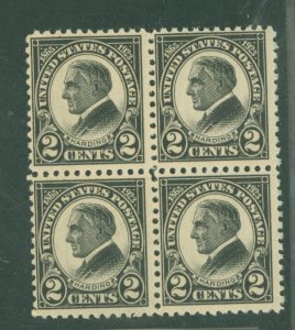 United States #610  Multiple