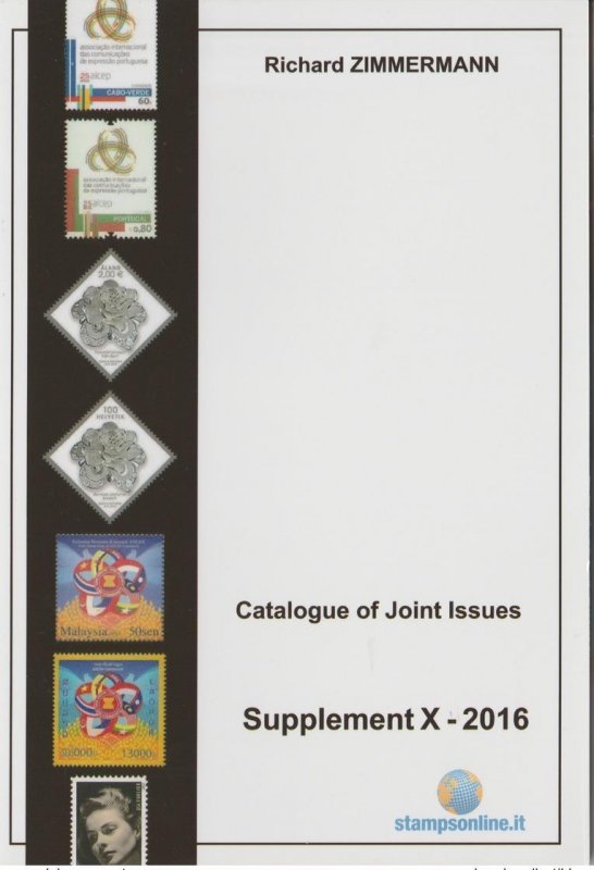 Catalogue of Joint Stamp Issues Supplement 2016 ZIMMERMANN Issue