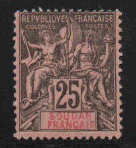 French Sudan Scott 12 Mint Hinged, MH* slight scuff at left