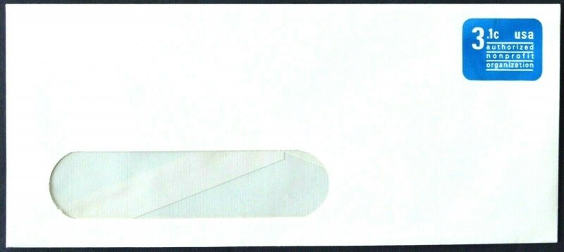 US 1979 Sc. #U589 stamped window envelope unused entire, excellent condition