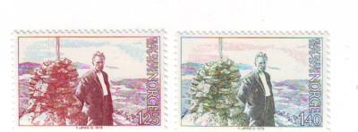 Norway Sc 681-2 1976 Olav Dunn stamps mint  NH