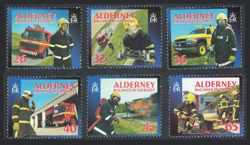 Alderney Fire Services Firemen 6v SG#A242-27