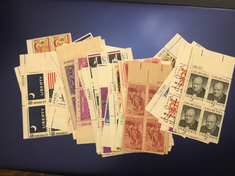 ICOLLECTZONE US Plate Block Lot 42 3 cent to 6 cents VF NH #2 (F800)