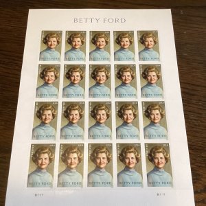 Scott#5852- Betty Ford -First Lady- Sheet of 20 Stamps-MNH-2024-US