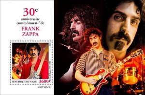 2024/03 - NIGER  - FRANK ZAPPA 30TH  I      1V    MNH **