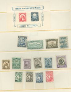 Guatemala #307/328 Unused Single