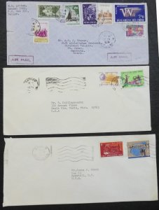 EDW1949SELL : VIETNAM Collection of 8 covers & 2 Mint Aerogrammes.