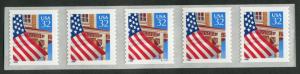 2915B US 32c Flag over Porch SA coil, MNH PNC5 #S11111