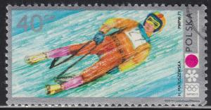 Poland 1871 Olympic Luge, Sapporo '72 40Gr 1972