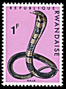 Rwanda 197, MNH, Snake, Forest Cobra