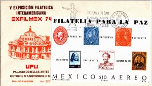 Mexico, Worldwide First Day Cover, U.P.U. Universal Postal Union, Stamp Colle...