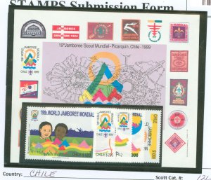 Chile #1266-1270A Mint (NH) Souvenir Sheet (Scouts)