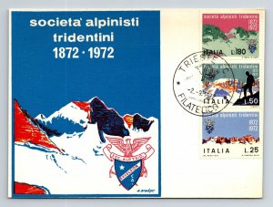 Italy 1972 FDC - Sociéta' Alpinisti Tridenti - F13124