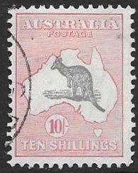 Australia 127  1932  10 sh   XF Used