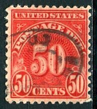 USA; 1931: Sc. # J86a. Used Perf. 11 x 10 1/2 Single Stamp