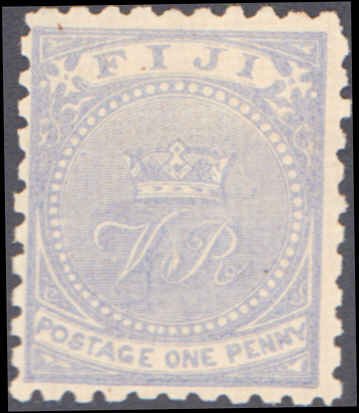 Fiji #40d, Complete Set, 1881-1890, Hinged