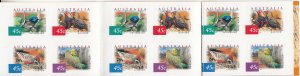 Australia 2001 Complete Booklet Sc #1995c Pane of 20 45c Desert Birds