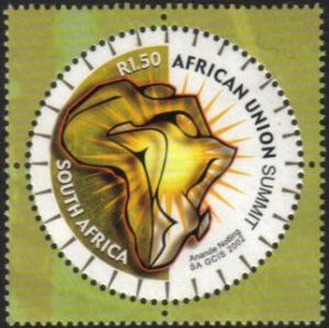 South Africa - 2002 African Union Summit MNH**
